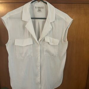 Banana Republic Classic Ivory Blouse